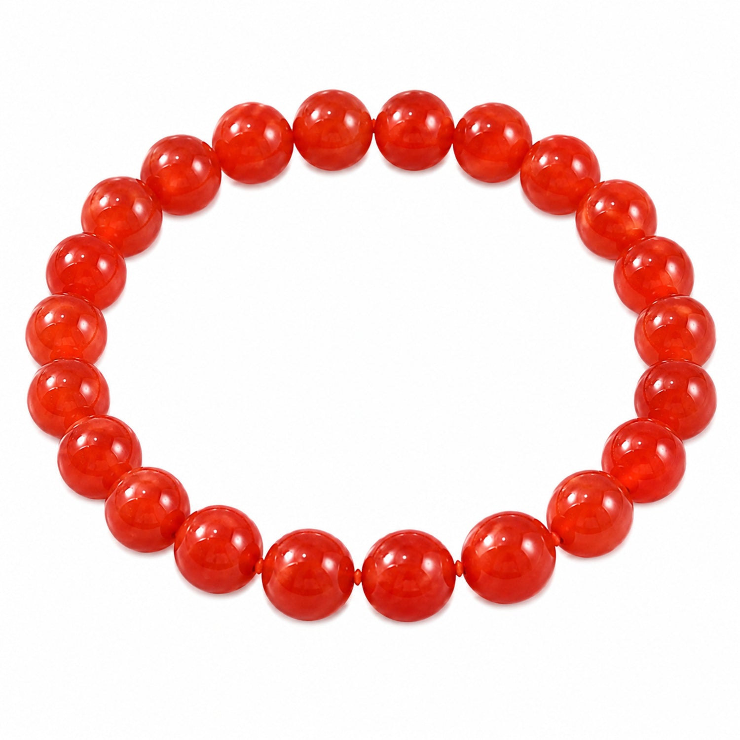 Natural Carnelian Beaded Bracelet for Men & Women 8mm Carnelian Crystal Stone Bracelet BB1002