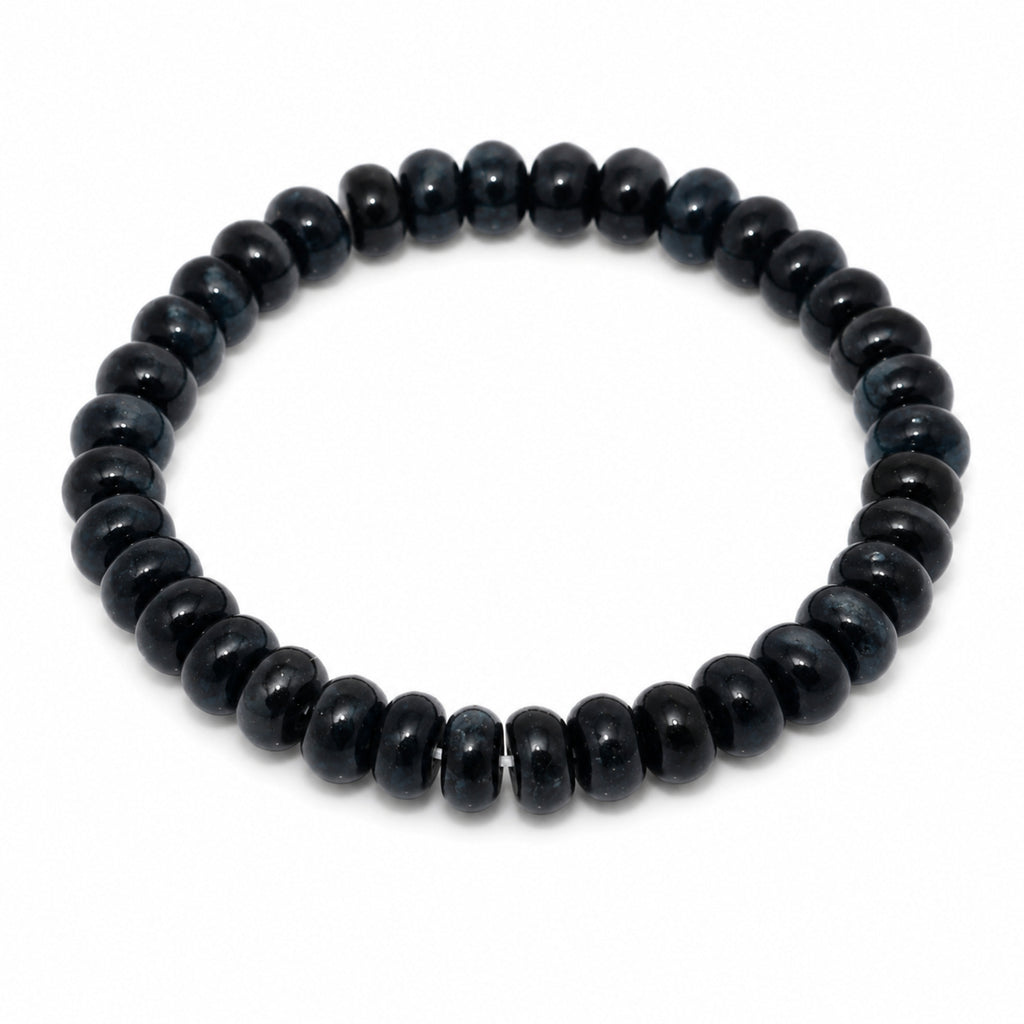 Natural Blue Kyanite Premium Gemstone Beads Bracelet for Men & Women BB1005