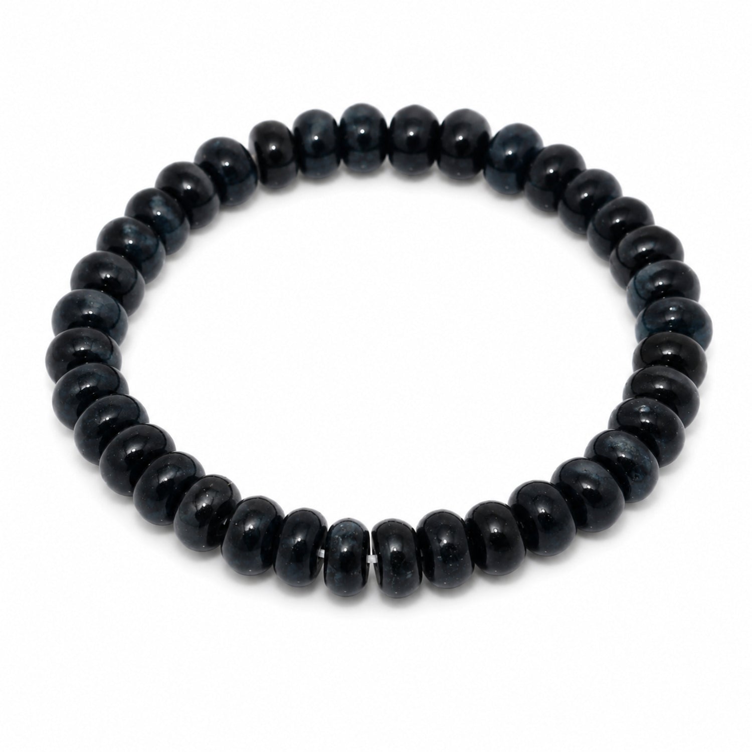 Natural Blue Kyanite Premium Gemstone Beads Bracelet for Men & Women BB1005