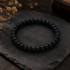 Natural Blue Kyanite Premium Gemstone Beads Bracelet for Men & Women BB1005