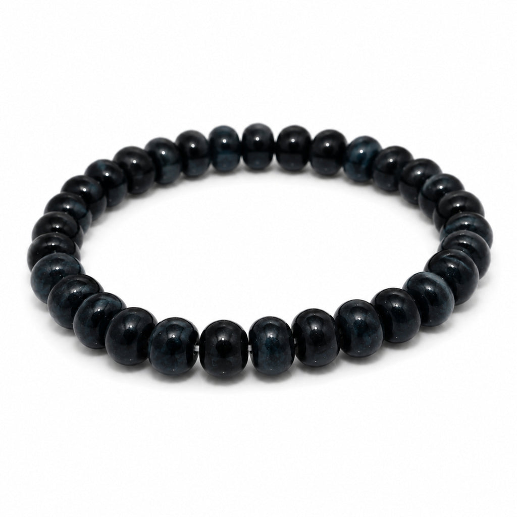 Natural Blue Kyanite Premium Gemstone Beads Bracelet for Men & Women BB1005