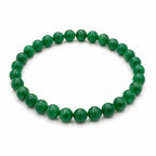 Natural Green Jade Premium Green Gemstone Beaded Bracelet for Men & Women BB1007