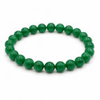Natural Green Jade Premium Green Gemstone Beaded Bracelet for Men & Women BB1007