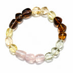 Natural Multicolor Gemstone Mixed Crystal Beaded Bracelet for Men & Women BB1015