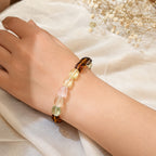 Natural Multicolor Gemstone Mixed Crystal Beaded Bracelet for Men & Women BB1015