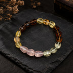 Natural Multicolor Gemstone Mixed Crystal Beaded Bracelet for Men & Women BB1015