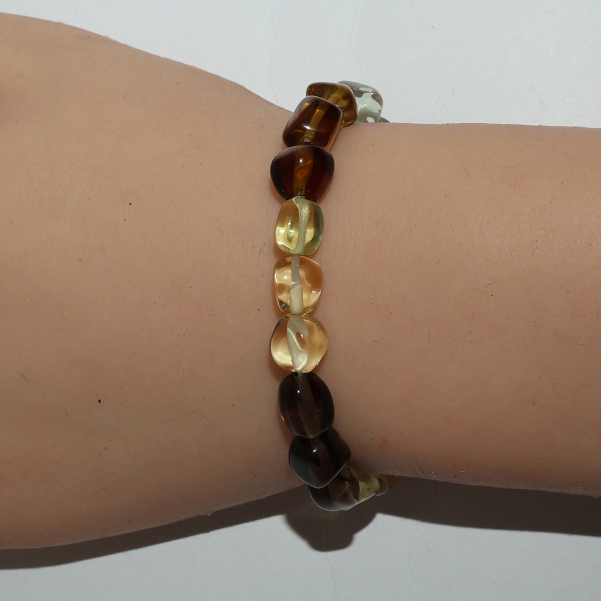 Natural Multicolor Gemstone Mixed Crystal Beaded Bracelet for Men & Women BB1015