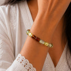 Natural Multicolor Gemstone Mixed Crystal Beaded Bracelet for Men & Women BB1016
