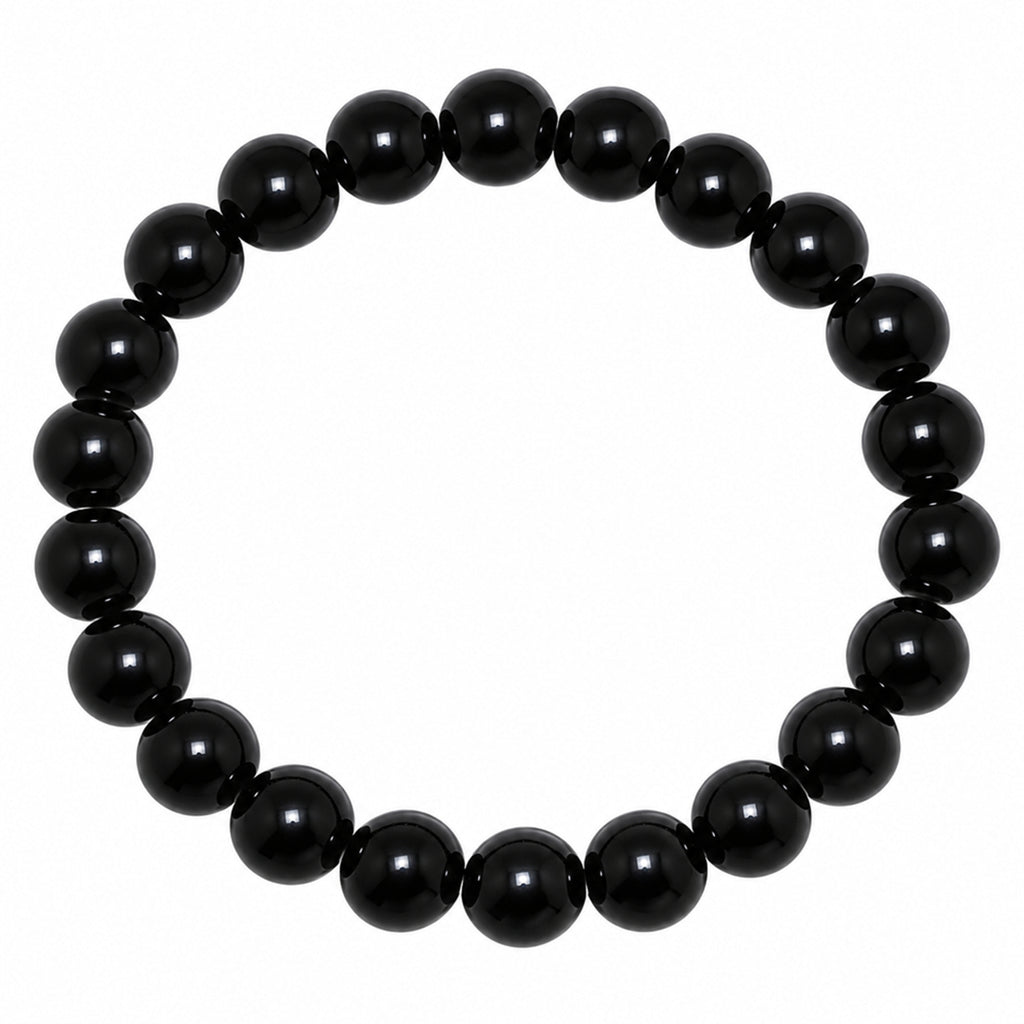 Natural Black Obsidian Bracelet for Protection, Grounding, Clarity & Balance BB1034