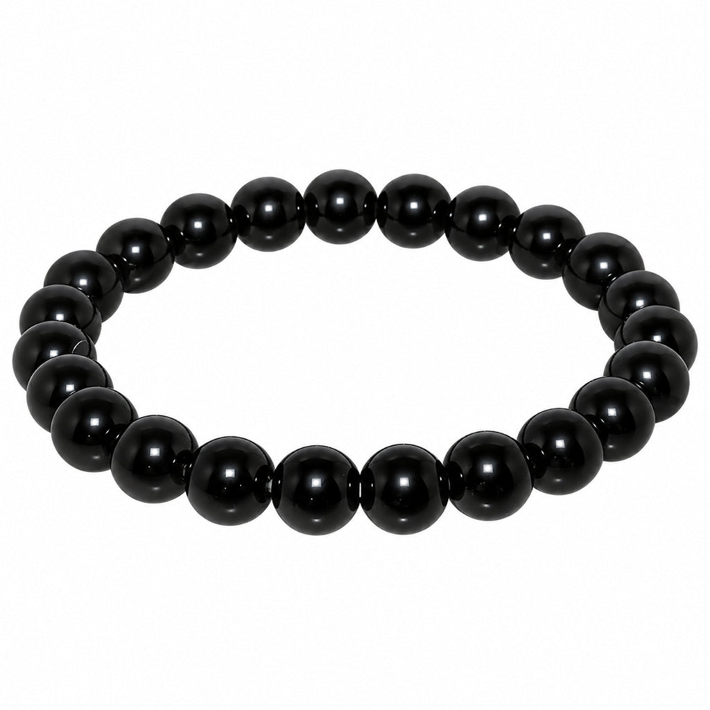 Natural Black Obsidian Bracelet for Protection, Grounding, Clarity & Balance BB1034