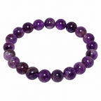 Natural Purple Amethyst Bracelet for Calmness, Intuition, Clarity & Balance BB1035
