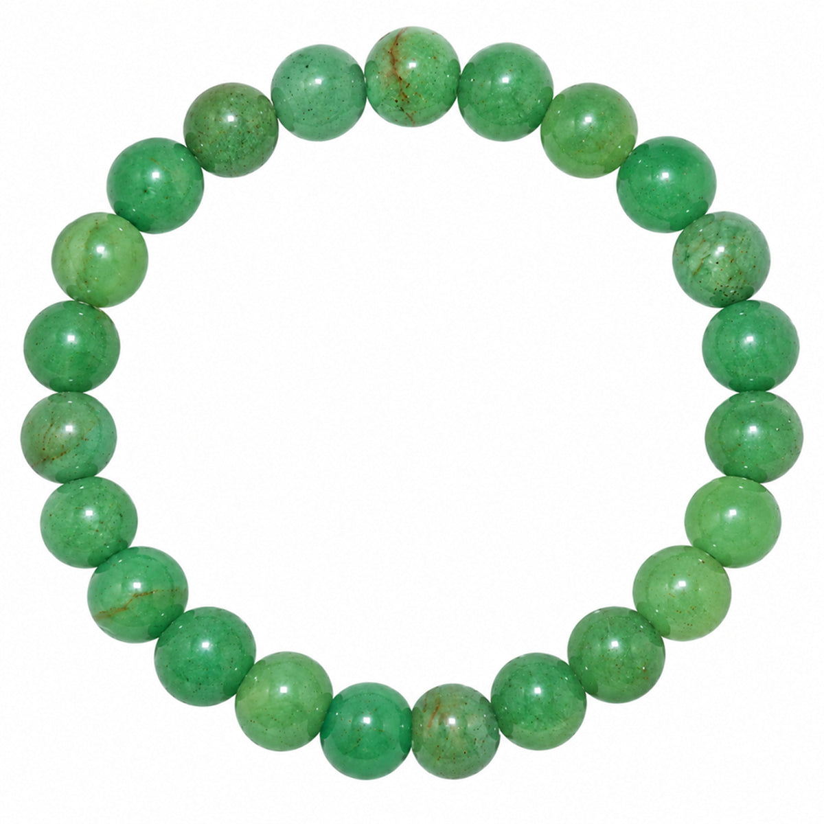 Natural Green Aventurine Bracelet for Prosperity, Luck, Positivity & Harmony BB1036