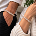 Natural Clear Quartz Bracelet for Clarity, Focus, Positivity & Energy BB1037