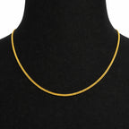 Premium 18K Gold Plated Lightweight Chain Necklace for Everyday Wear BIC1001