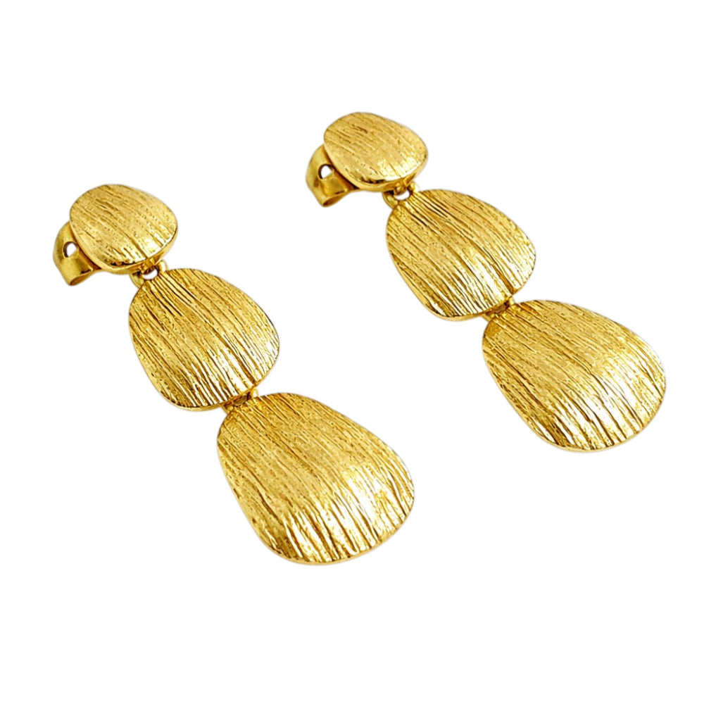 Premium 18K Gold Plated Designer Drop Earrings for Women & Girls BIE1008