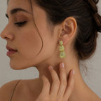 Premium 18K Gold Plated Designer Drop Earrings for Women & Girls BIE1008