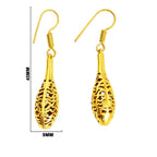 Fashionable 18K Gold Plated Teardrop Earrings for Ethnic & Western Wear BIE1010