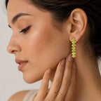 Fashionable 18K Gold Plated Minimal Geometric Earrings for Ethnic & Western Wear BIE1038_A