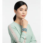 Colorful Bohemian Boho Seed Bead Loom Bracelet, Ethnic Large Cuff Bracelets For Women FBR1005