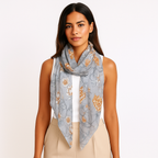Premium Soft Quality Modal Scarf Floral Print Lightweight Wraps MMD401