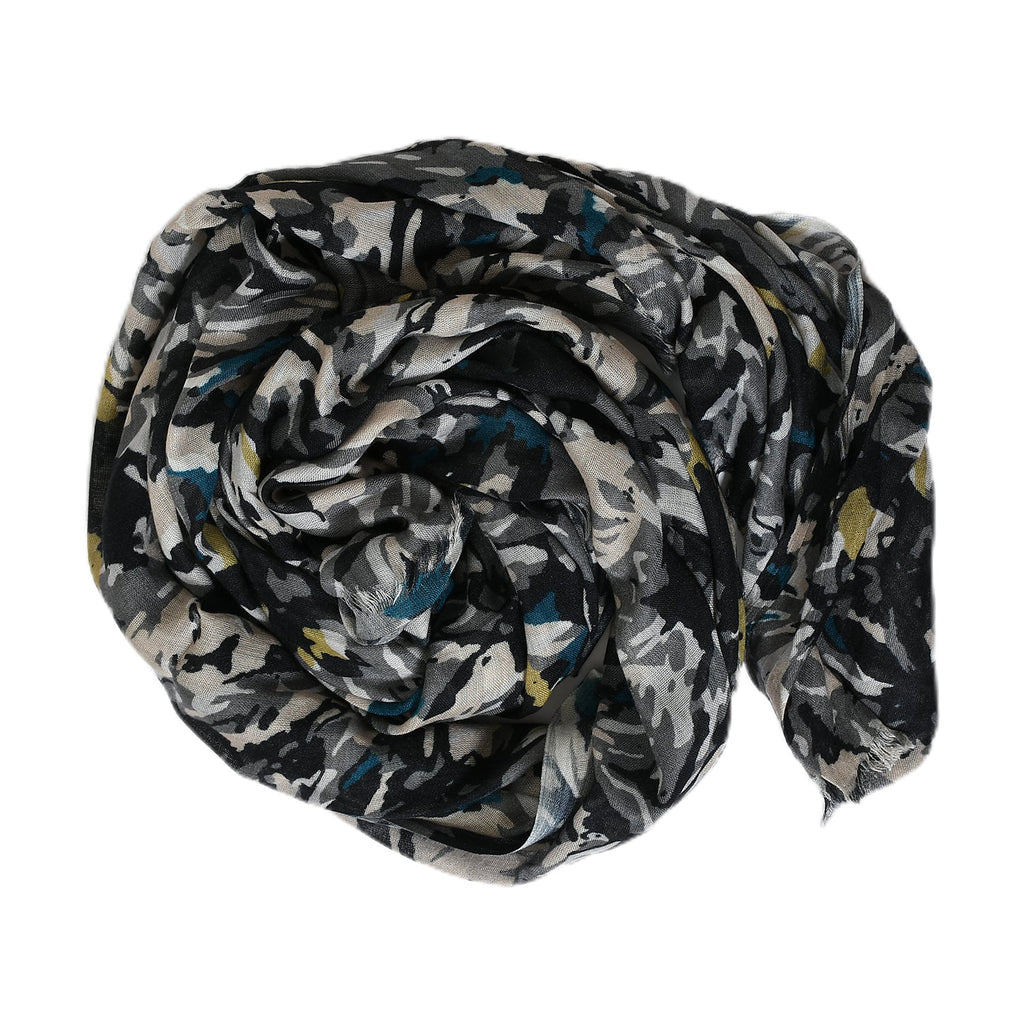 Premium Soft Quality Modal Scarf Floral Print Lightweight Wraps MMD402