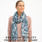 Premium Soft Quality Digital Print Modal Scarf Lightweight Wraps MMD409
