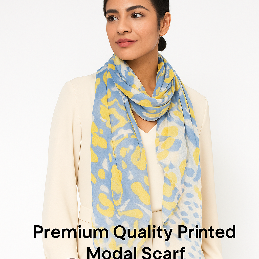 Premium Soft Quality Digital Print Modal Scarf Lightweight Wraps MMD411