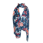 Premium Quality Floral Printed Modal Scarf Lightweight Wraps MMD415