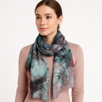Premium Soft Quality Modal Scarf Screen Print Lightweight Wraps MMD417