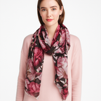 Premium Soft Quality Floral Printed Modal Scarf Lightweight Wraps MMD419