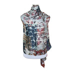 Premium Soft Quality Modal Scarf Screen Print Lightweight Wraps MMD424