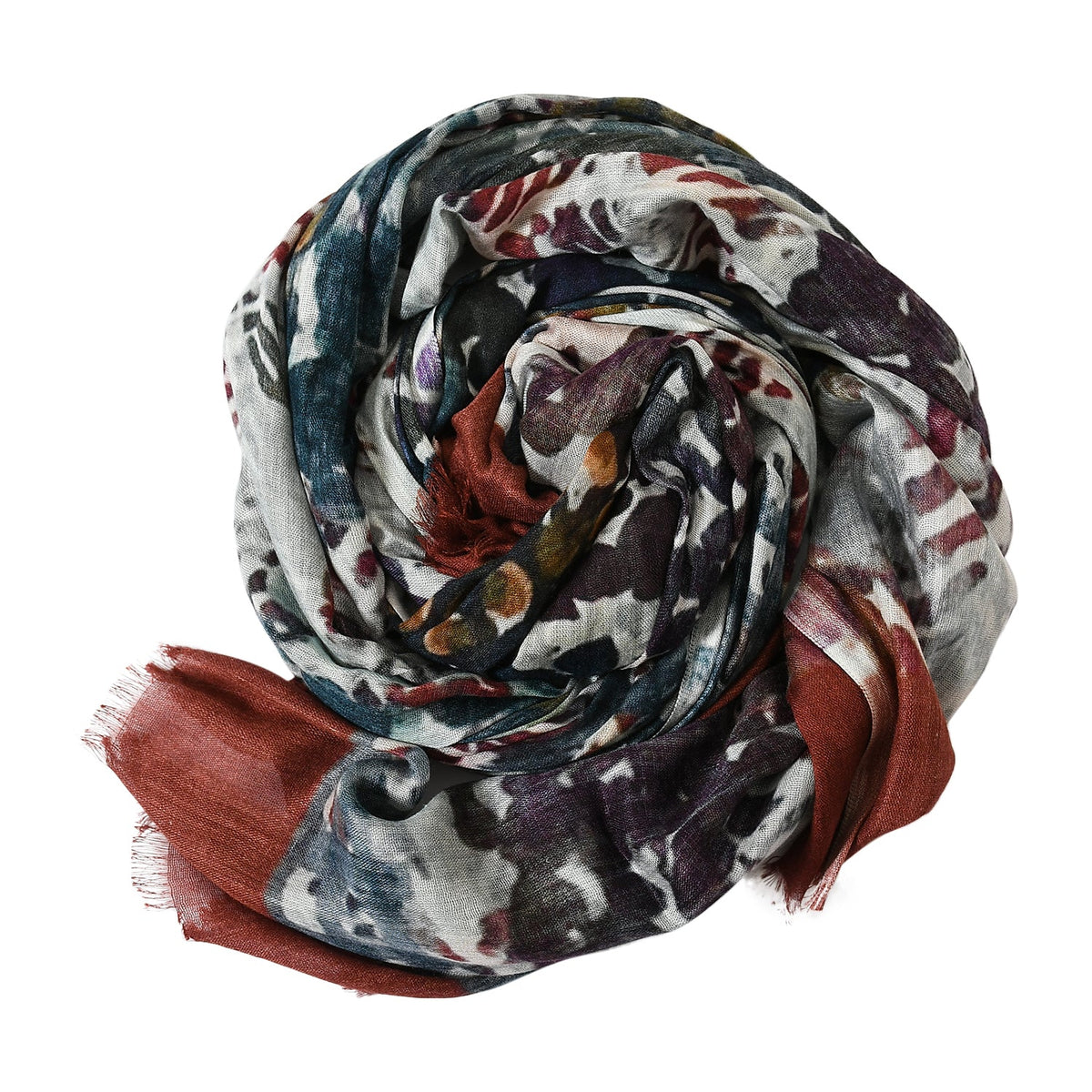 Premium Soft Quality Modal Scarf Screen Print Lightweight Wraps MMD424