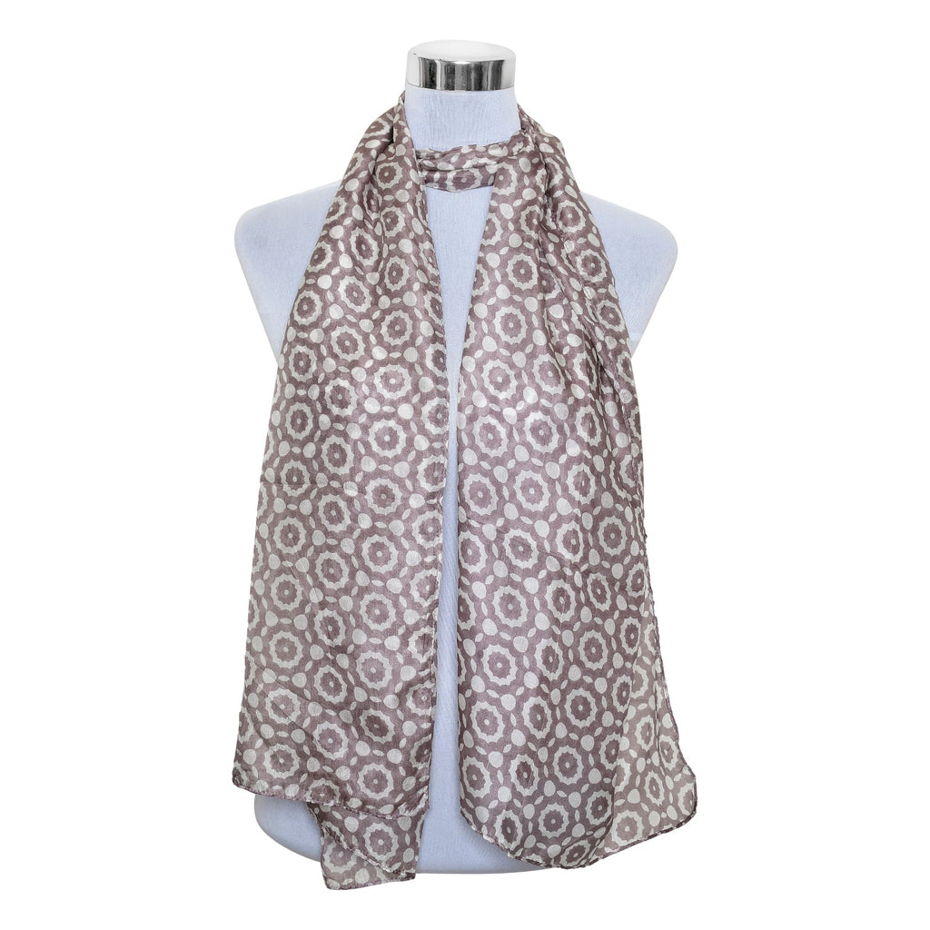Premium & Soft Quality Printed Scarf Cashmere Wool Lightweight MSL206