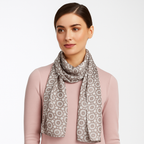 Premium & Soft Quality Printed Scarf Cashmere Wool Lightweight MSL206