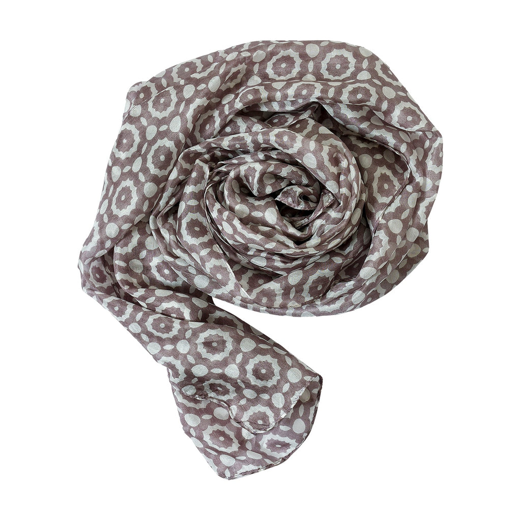 Premium & Soft Quality Printed Scarf Cashmere Wool Lightweight MSL206