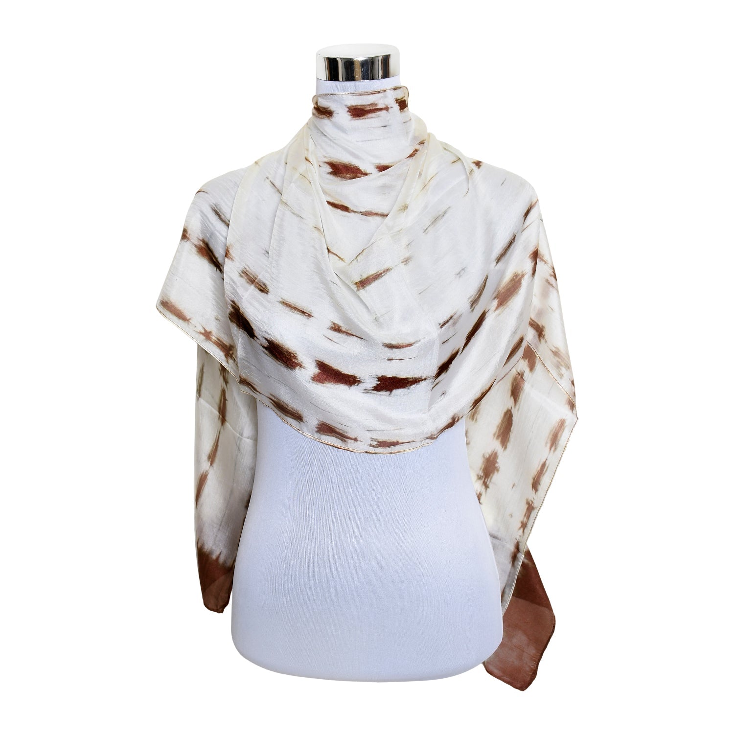 Premium and Soft Quality Printed Scarf Tabby Silk Lightweight MSL212