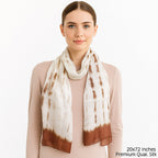 Premium and Soft Quality Printed Scarf Tabby Silk Lightweight MSL212