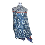 Premium and Soft Quality Printed Scarf Silk and Cashmere Wool MSW103