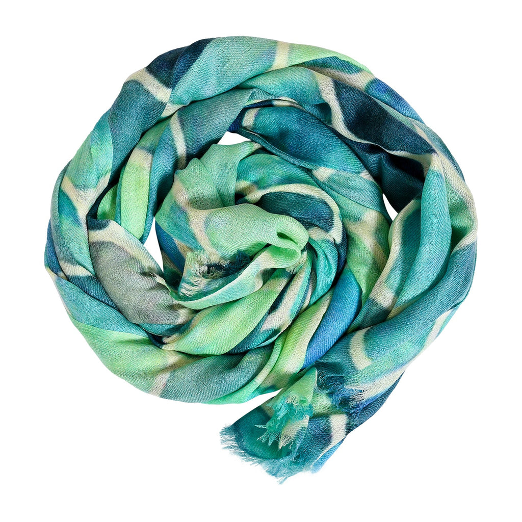 Womens Silk 15% Wool Scarf Lightweight Wraps MSW109