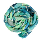 Womens Silk 15% Wool Scarf Lightweight Wraps MSW109