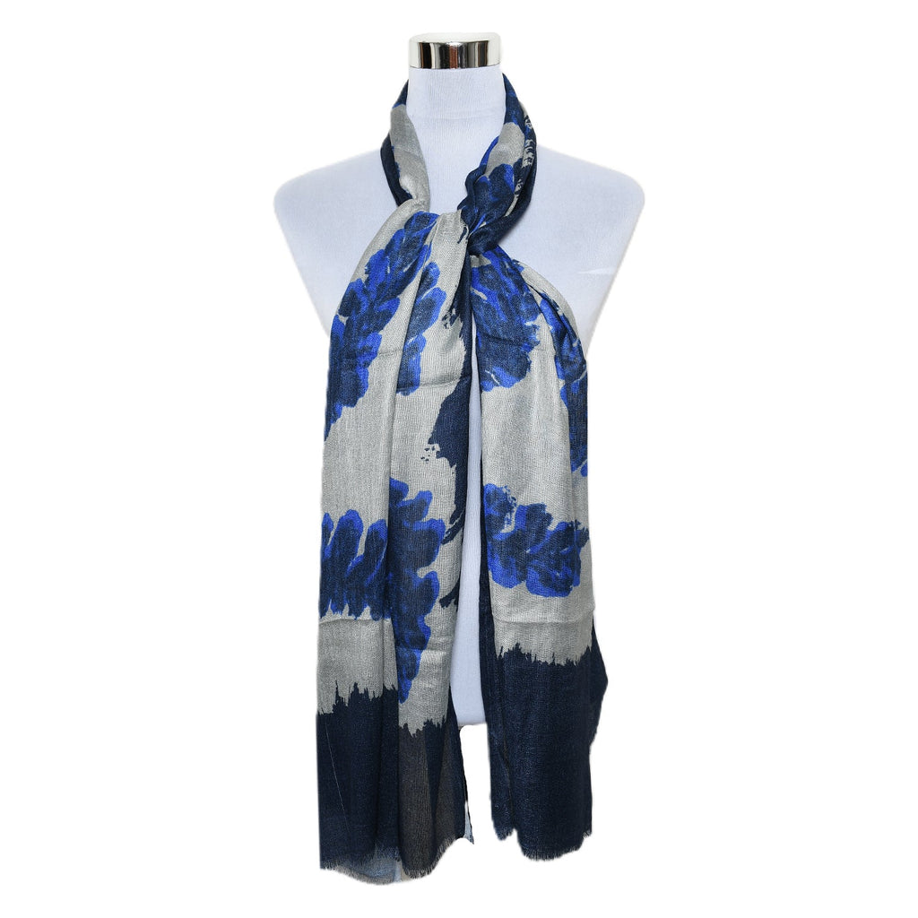 Womens Viscose Print Scarf Lightweight Wraps MV505