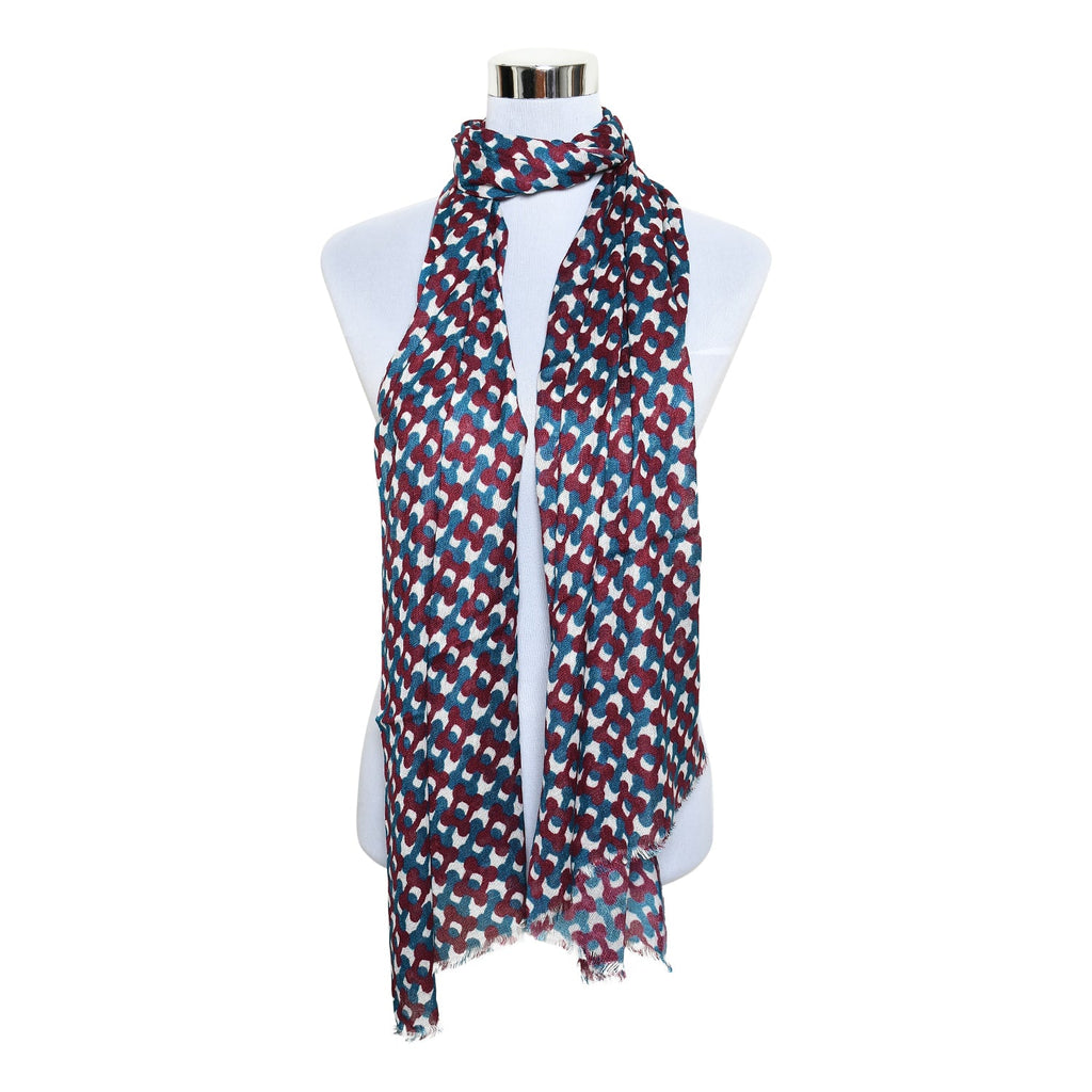 Womens Viscose Print Scarf Lightweight Wraps MV507