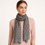 Womens Viscose Print Scarf Lightweight Wraps MV508