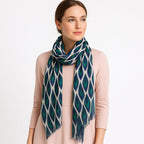 Womens Viscose Print Scarf Lightweight Wraps MV511
