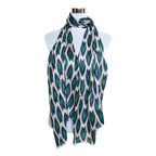 Womens Viscose Print Scarf Lightweight Wraps MV511