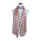 Womens Viscose Print Scarf Lightweight Wraps MV512