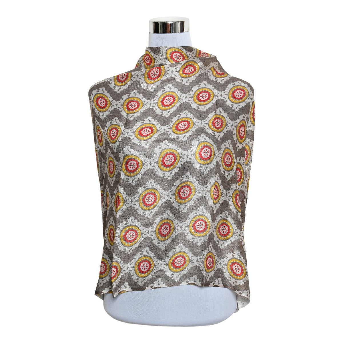 Womens Viscose Print Scarf Lightweight Wraps MV514