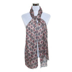 Womens Viscose Print Scarf Lightweight Wraps MV516