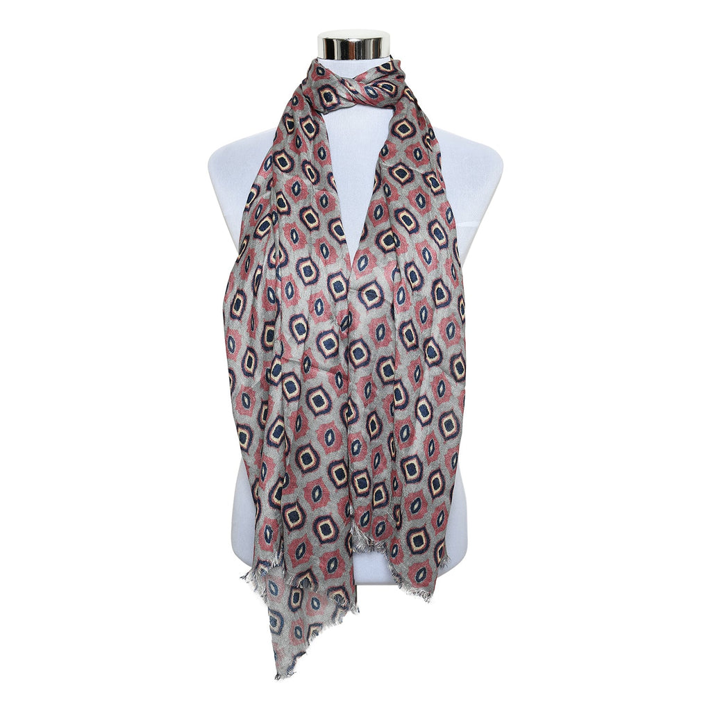 Womens Viscose Print Scarf Lightweight Wraps MV516