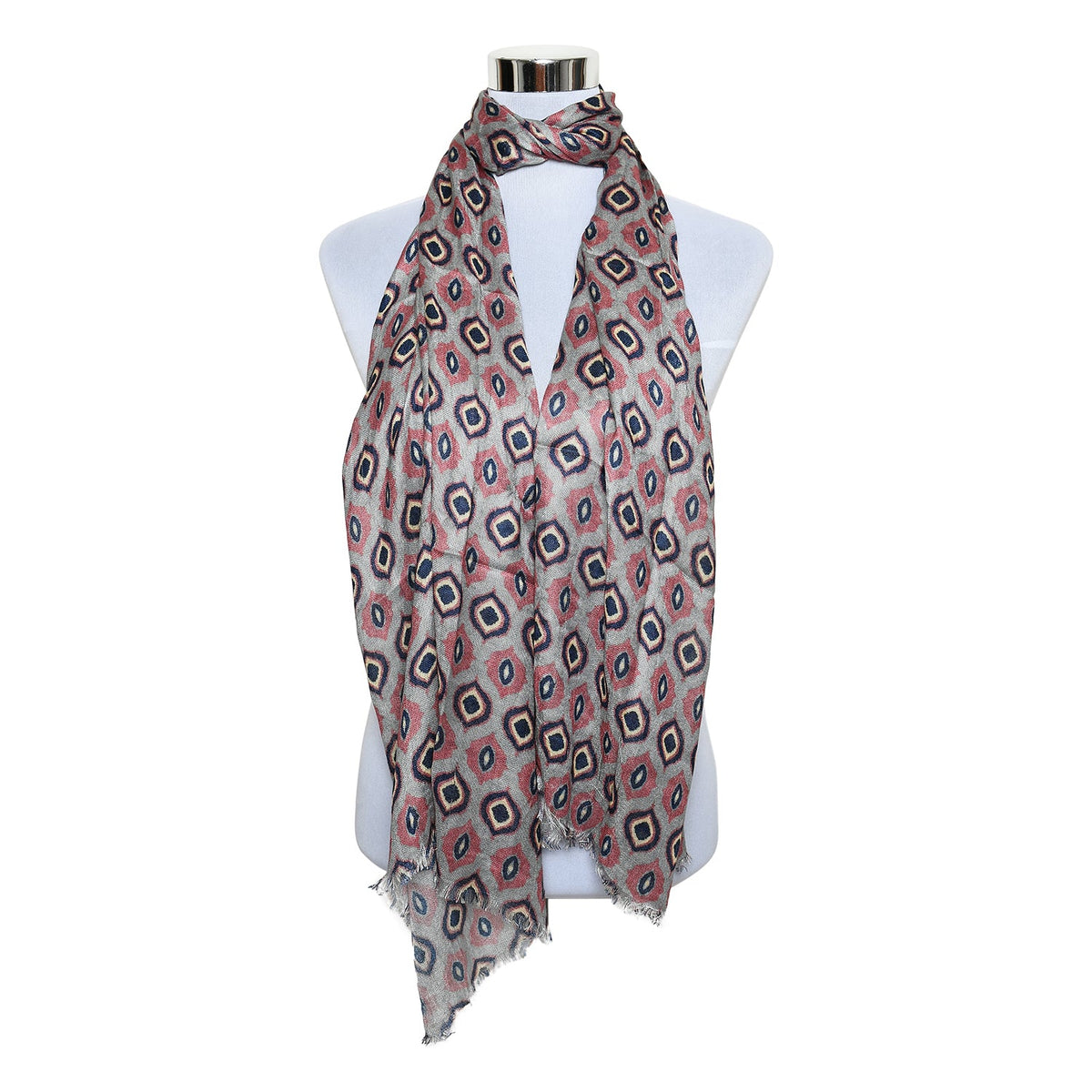 Womens Viscose Print Scarf Lightweight Wraps MV516